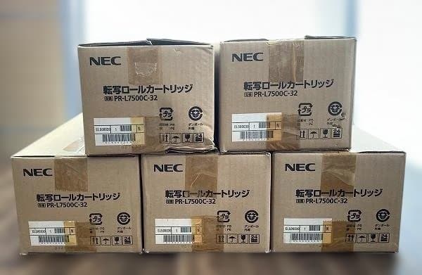 新品 NEC 転写ロールカートリッジ PR-L7500C-32 5箱セット