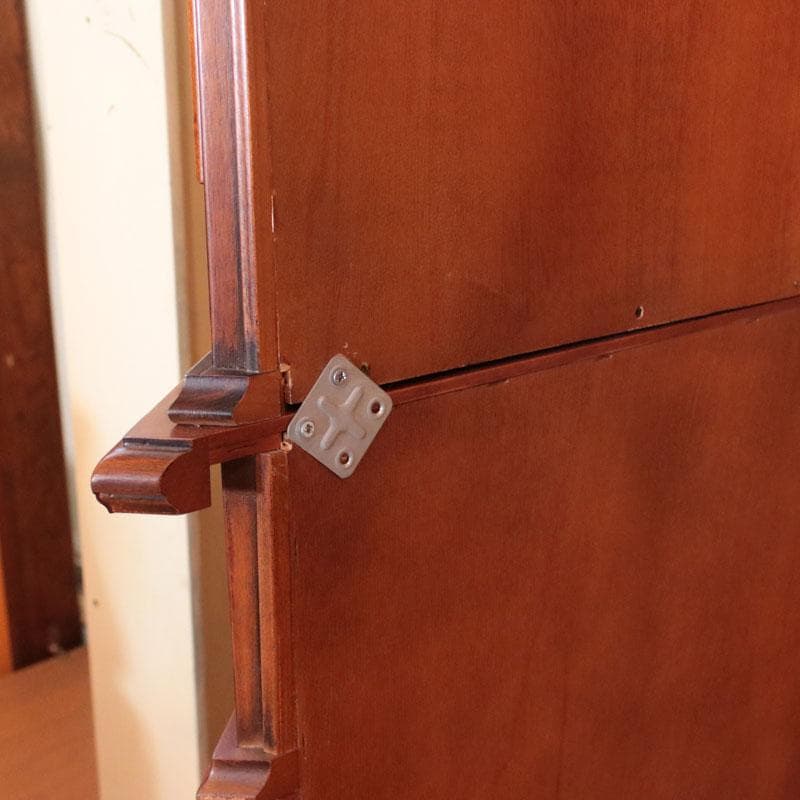 コーナーガラスキャビネット 食器棚 ヴィンテージ 西洋家具 122-311