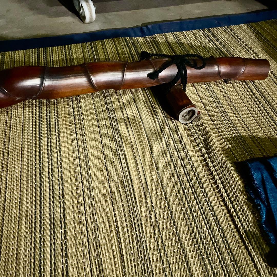 茶道具 亀甲竹 結界 炉屏 煎茶 煤竹