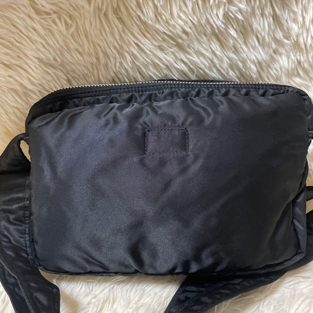 美品　ポーター　タンカー　ショルダーバッグ　2室　ブラック