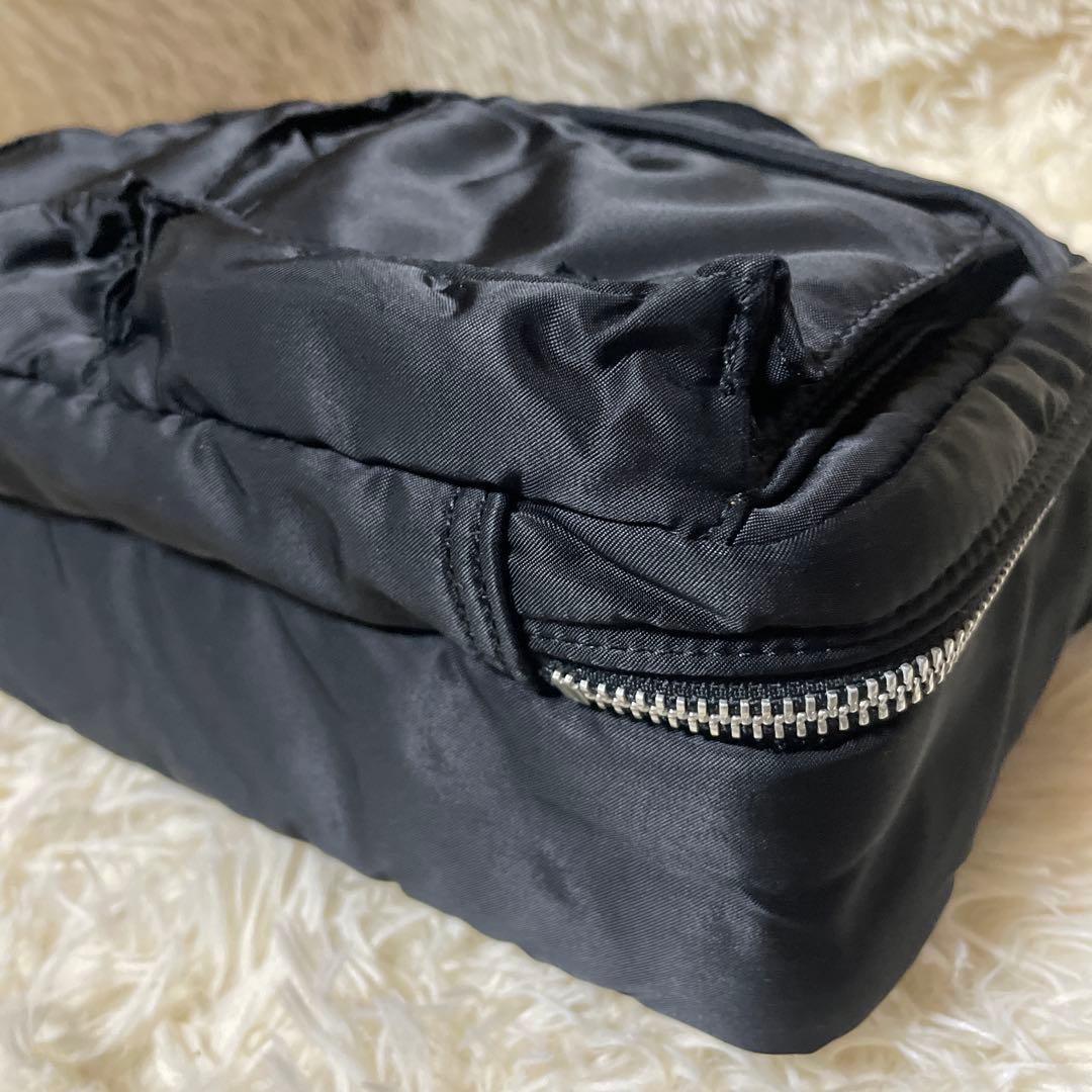 美品　ポーター　タンカー　ショルダーバッグ　2室　ブラック