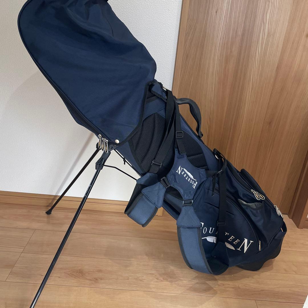 Fourteen キャディバッグ ネイビー
