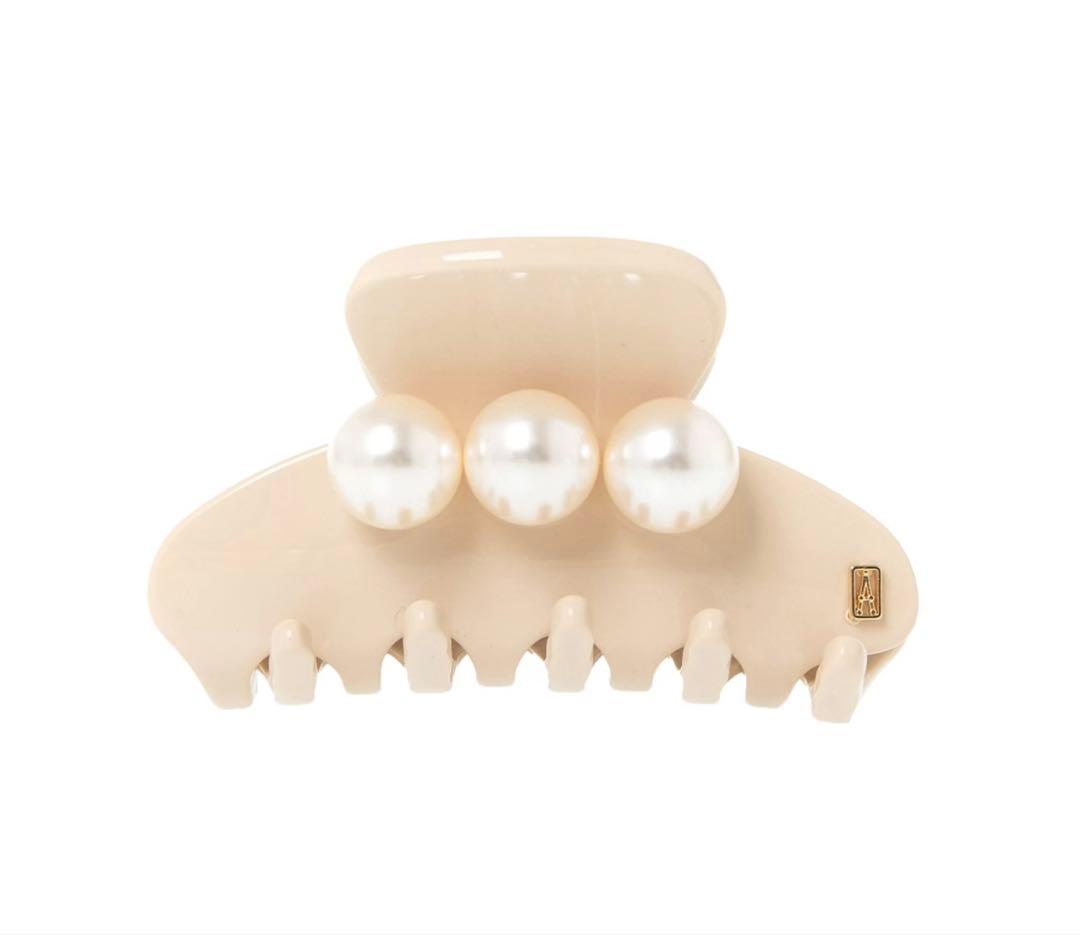 即発送ALEXANDRE DE PARIS パールヘアクリップSスモール
