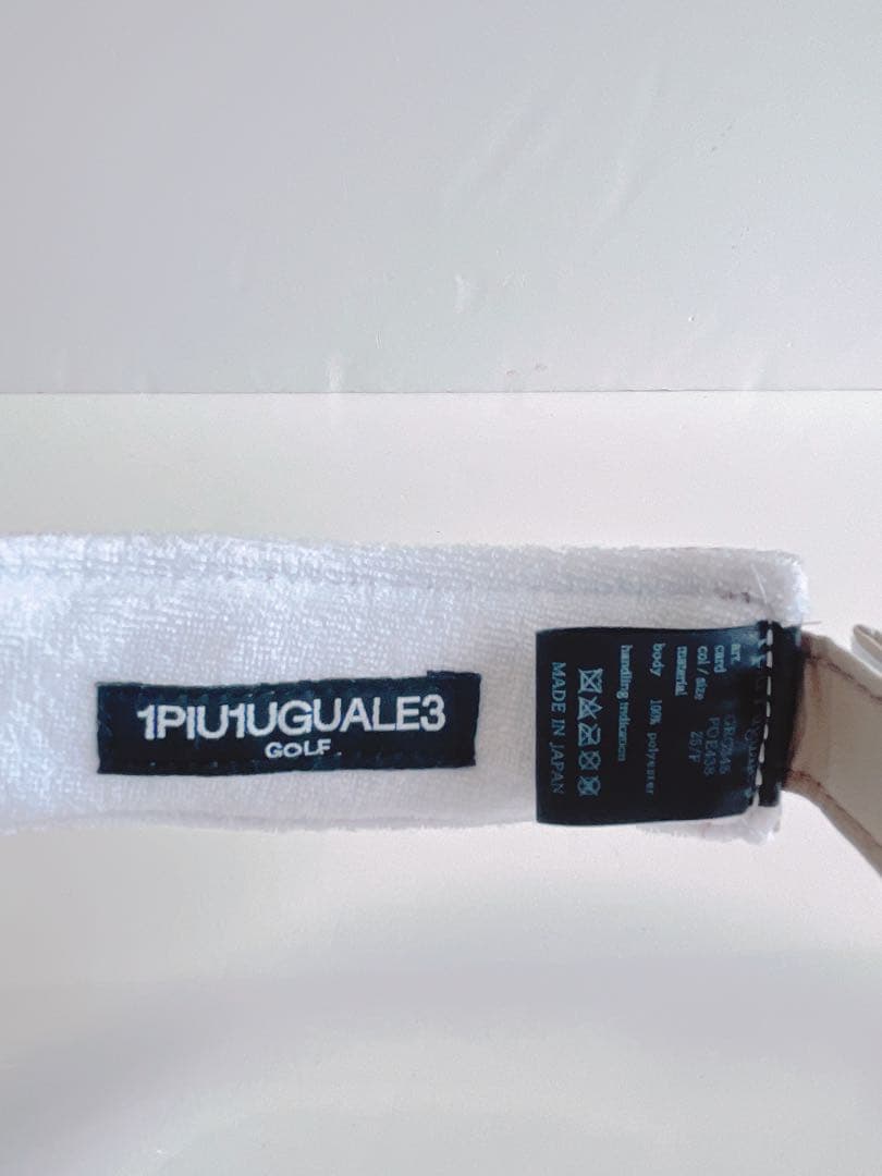 新品1PIUTUGUALE3 GOLF サンバイザー ゴルフウェア バイザー F