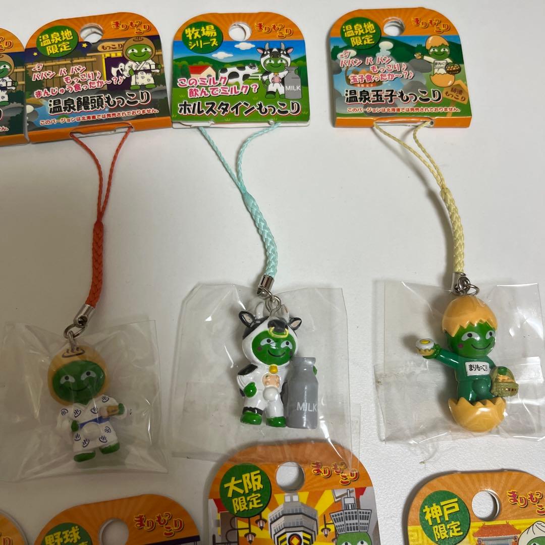 ご当地 まりもっこり　ストラップ　マスコット　キーホルダー　根付け　40点セット