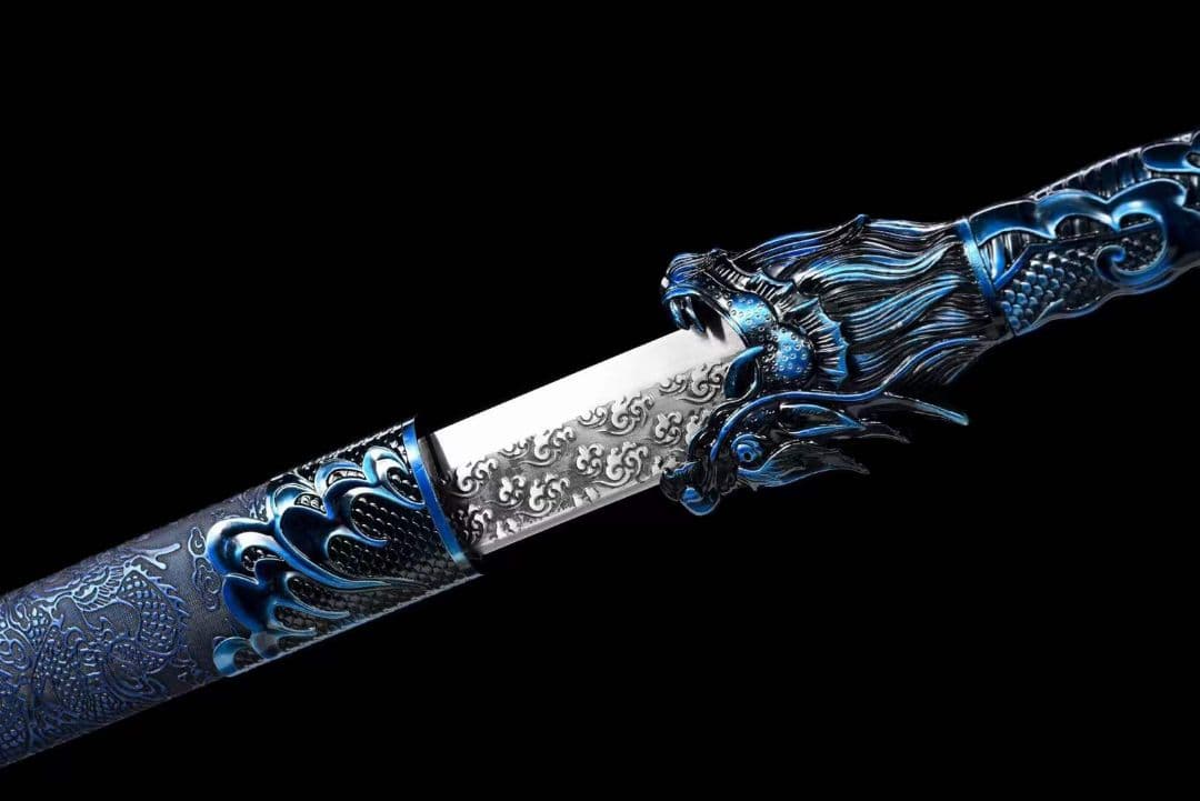 『雲龍唐横刀』古兵器 武具　刀装具　日本刀　模造刀 居合刀 長尺