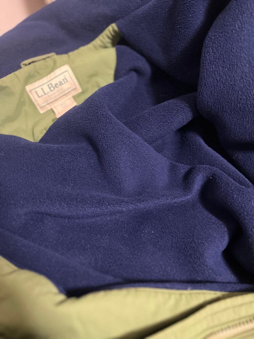 L.L.BeanナイロンジャケットオリーブグリーンWarm-up Jacket