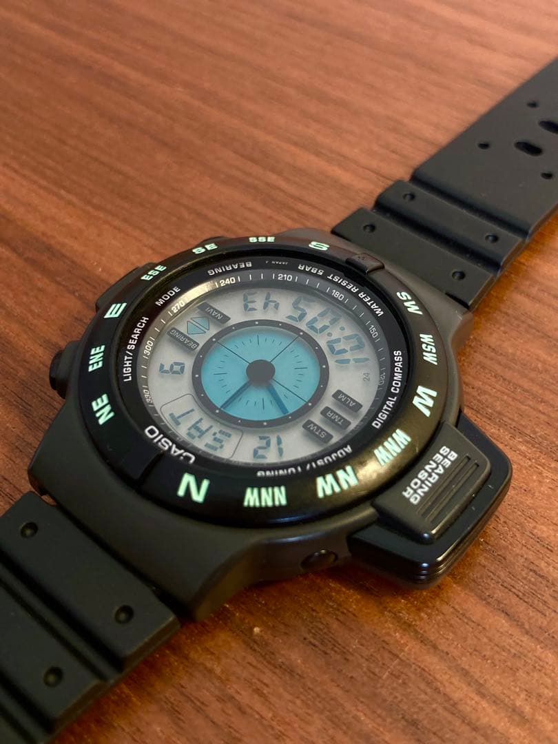 【極美品】CASIO CPW-100 90s デジタルコンパス　※本体のみ
