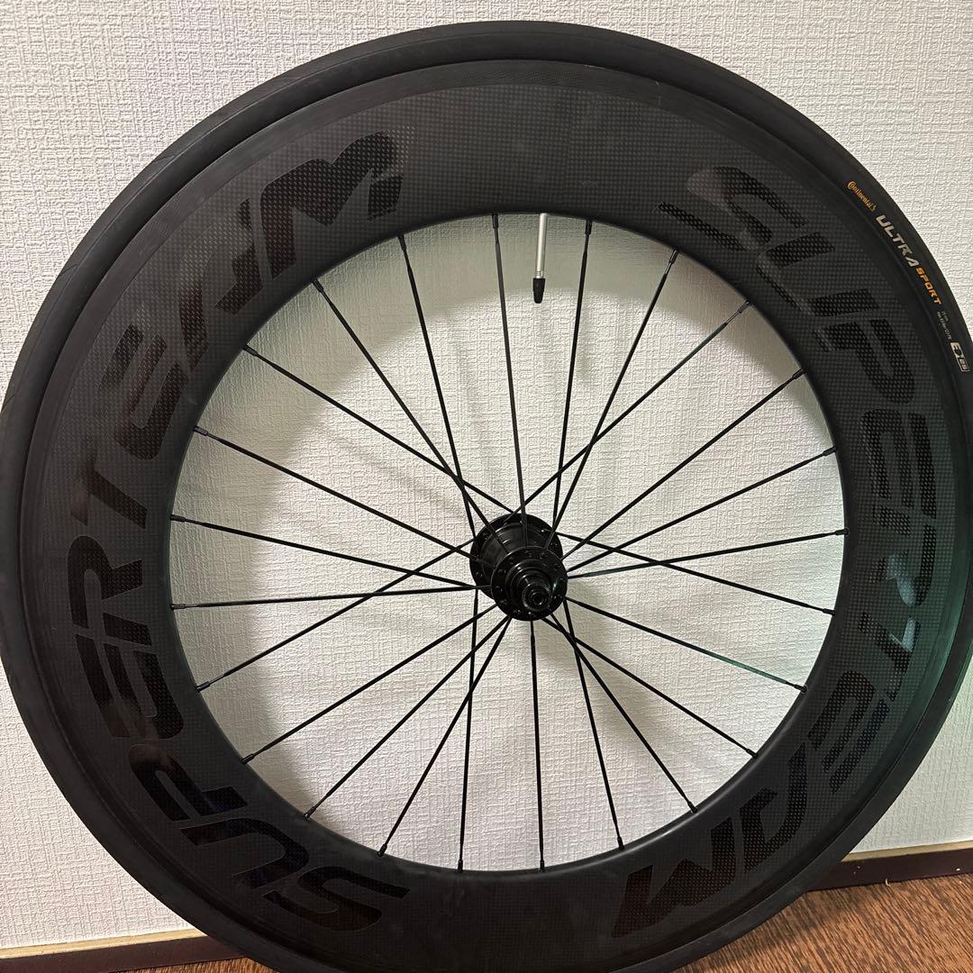 ロードバイクカーボンホイール スーパーチーム