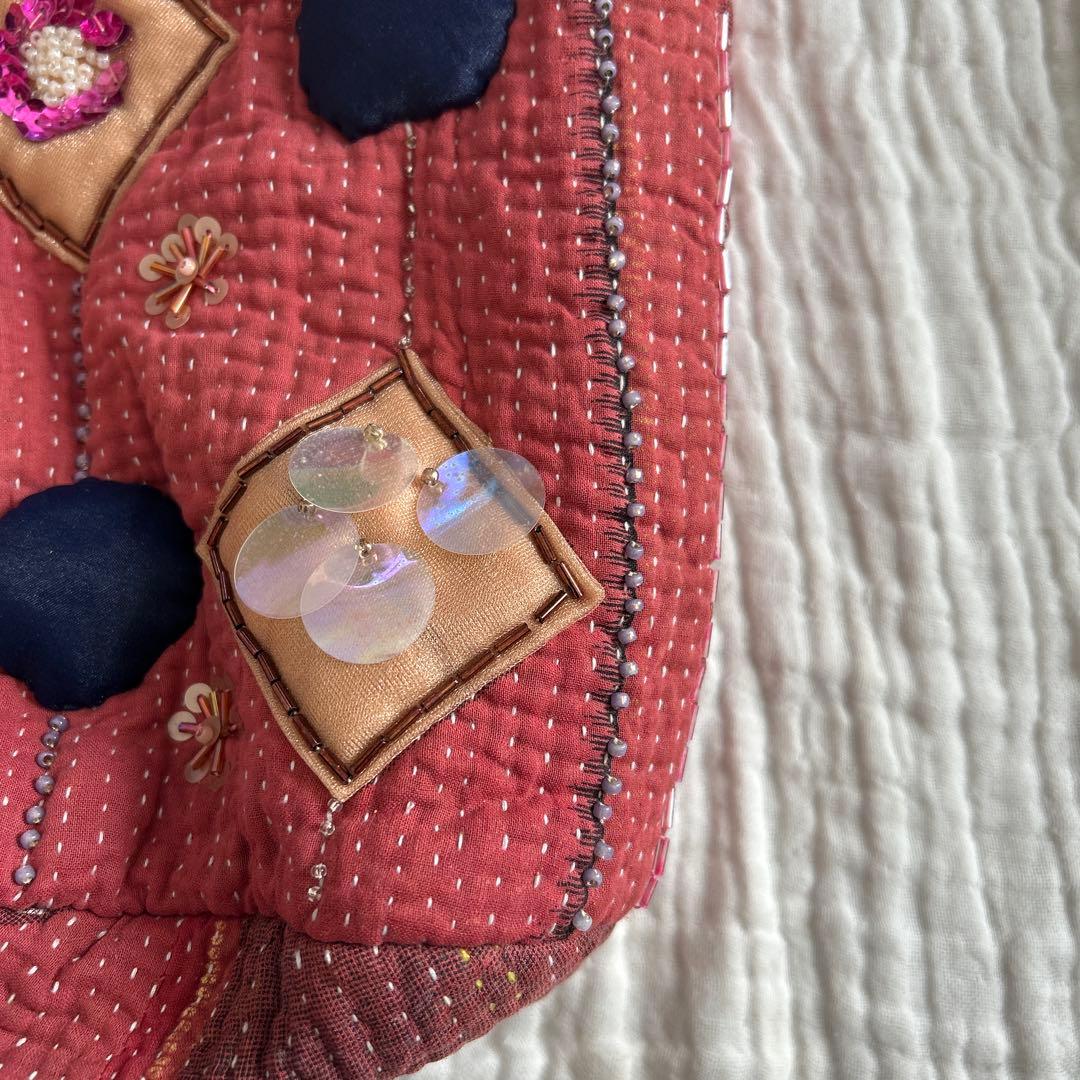 ✨️美品✨️oru 裂き編みバケツバック 一点物