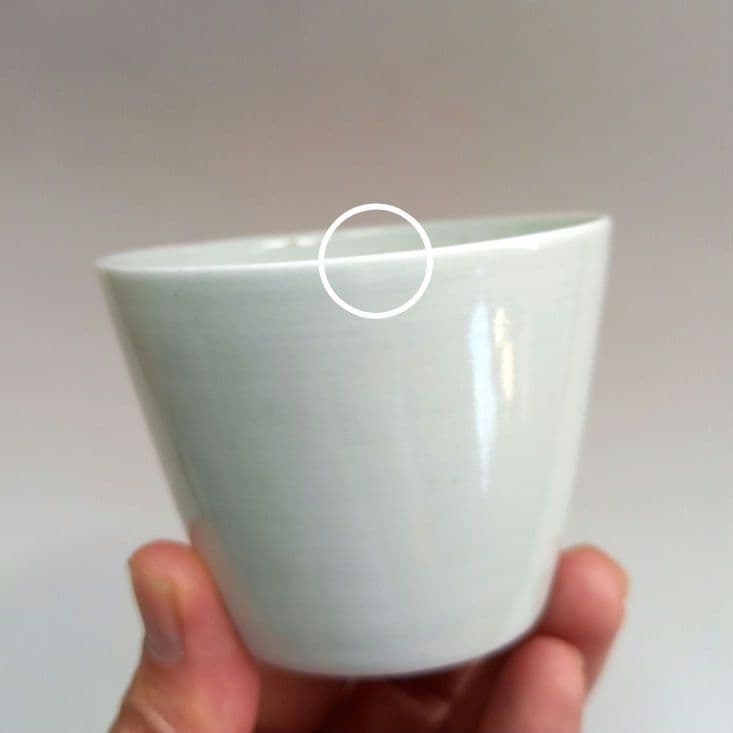 古伊万里　白磁　そば猪口　ソバ猪口　江戸骨董