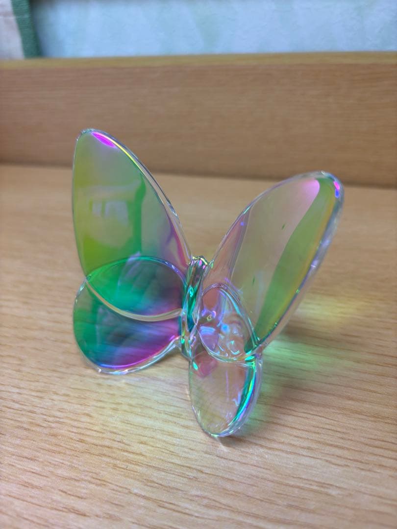 【未使用】バカラ ラッキーバタフライ イリゼクリア 箱・カード付