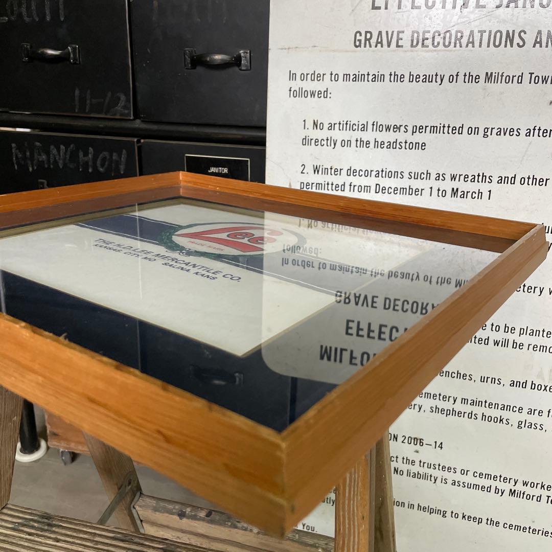 H.D. Lee 店舗什器 ヴィンテージ 額縁 額装 壁掛け インテリア B