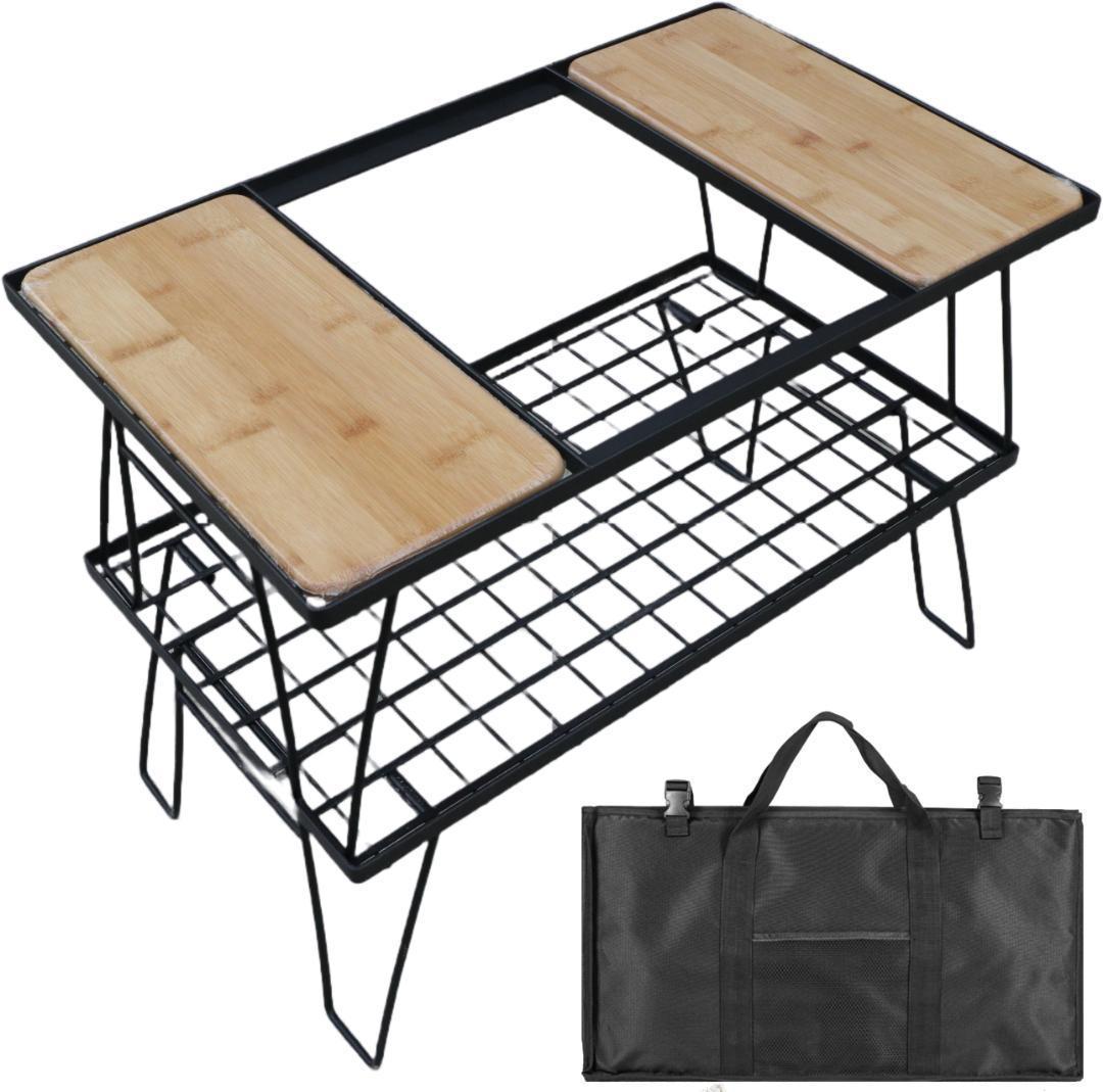 IGT対応フィールドラック　天板2枚付　グリルテーブル　収納袋付