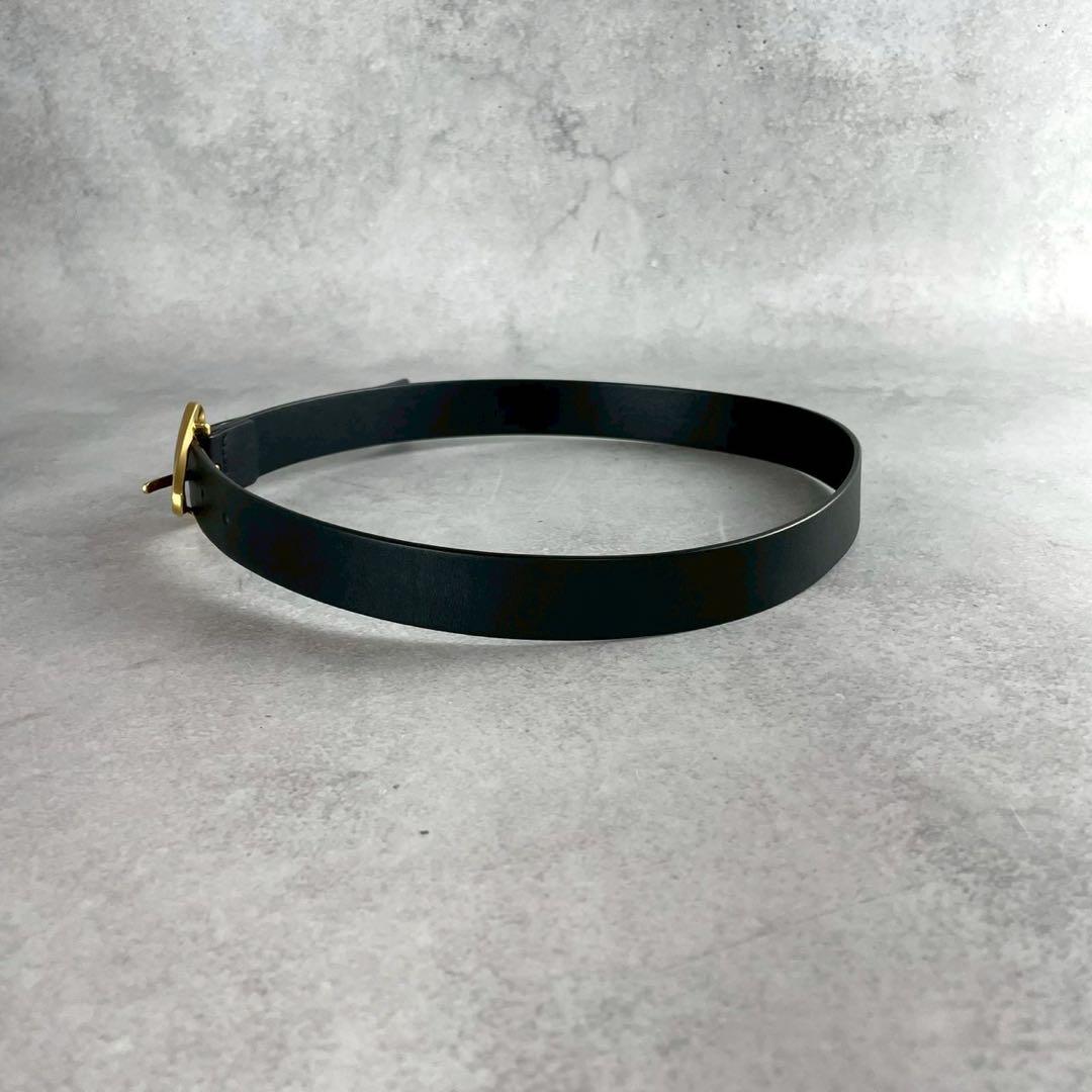 ボッテガヴェネタ トライアングル グラスプ レザー ナローベルト