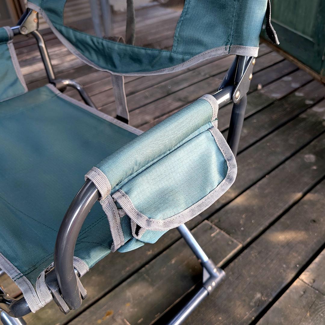 送料込【GCI OUTDOOR】折りたたみ アームチェア ポケット付 2脚セット