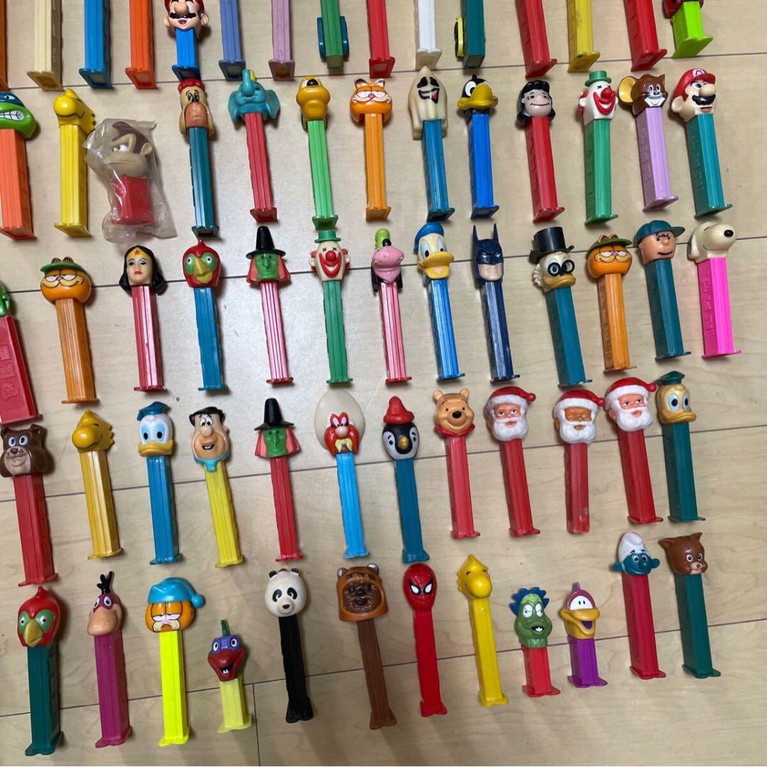 PEZ ペッツ/旧ペッツ/大量 まとめ売り/約110個以上/昭和レトロ/当時物