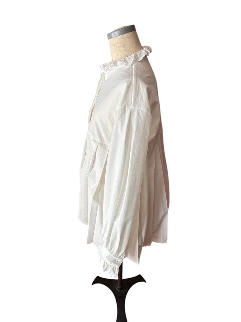 rosymonster ロージーモンスター　ルミエールチュニックブラウス　白