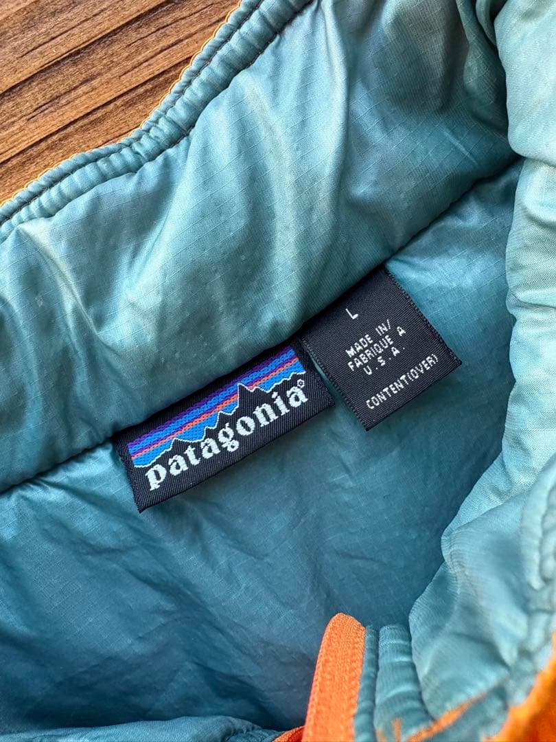 ★希少 90s USA製 patagonia パフボールベスト Lサイズ ★