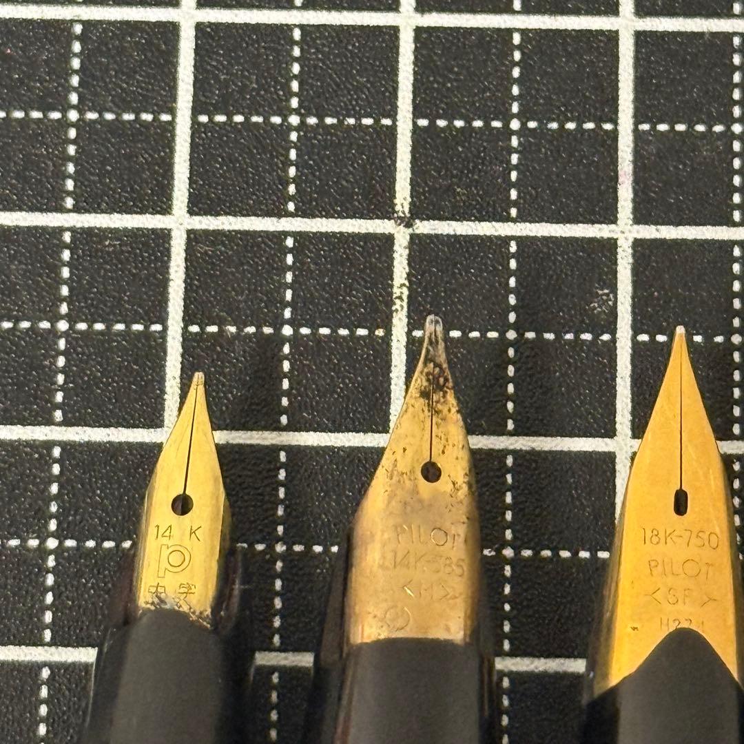 【ジャンク】金ペン 4本セット