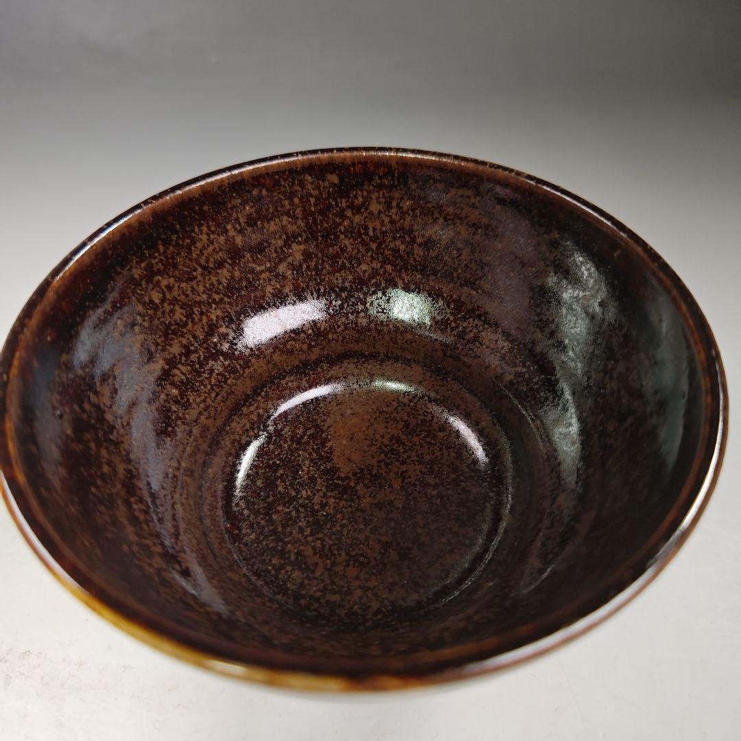 イ359 茶碗『膳所焼胴〆茶碗　共箱』『淡海ぜぜ　陽炎園造』抹茶碗　茶道具