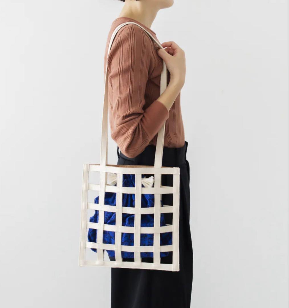 Kazumi Takigawa GRID TOTE S トートバッグ　カゴバッグ