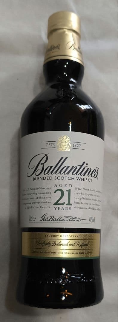 Ballantine's 21 Year Old (バランタイン21年　箱入り)