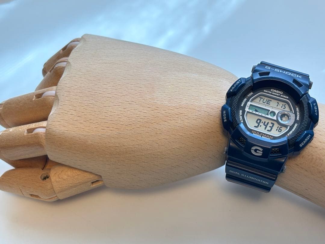 G-SHOCK/ガルフマン/ビンテージ/G-9000/ネイビー/タイドグラフ/紺