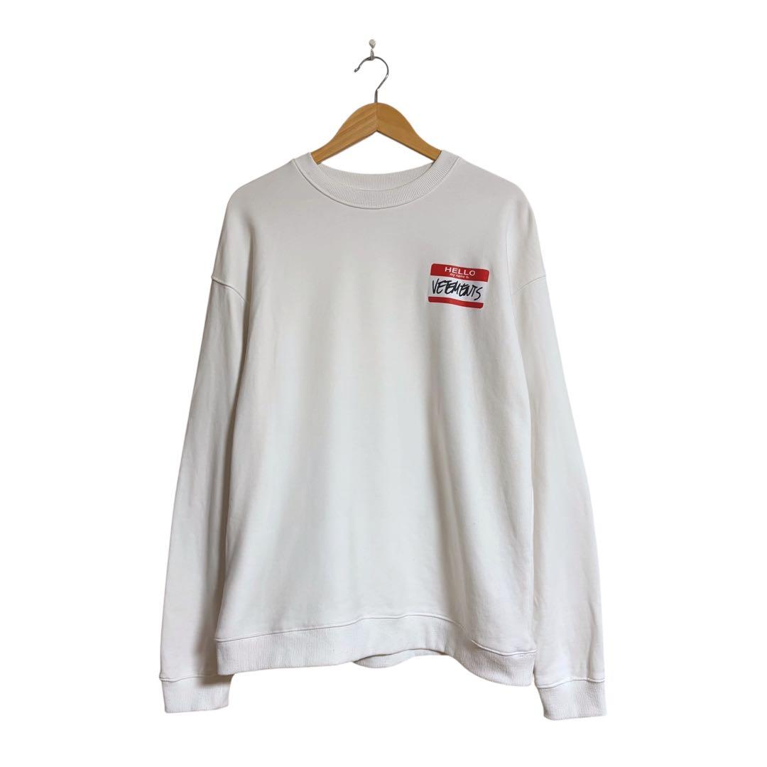 21AW VETEMENTS MY NAME IS スウェット　ヴェトモン　L