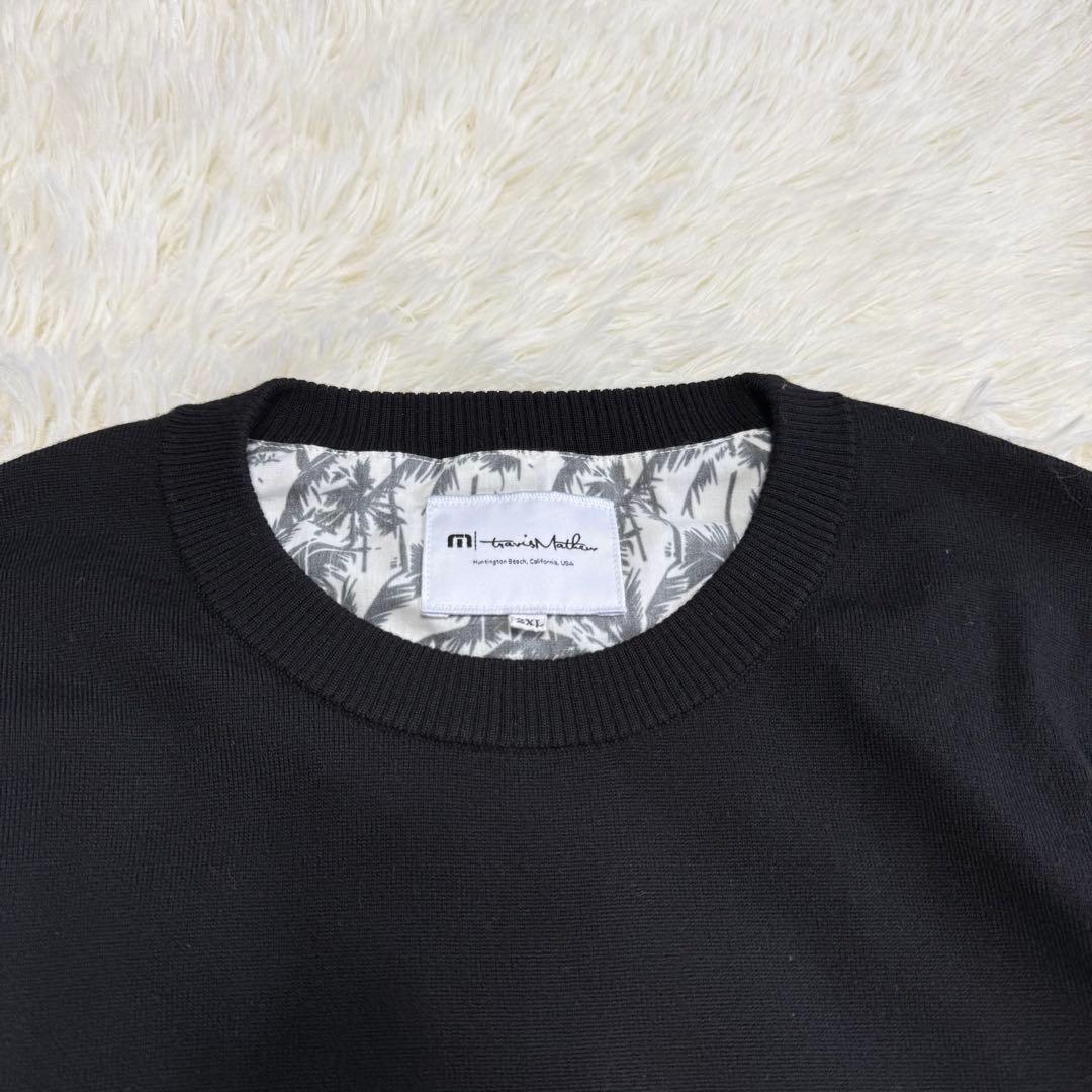 【トラビスマシュー】美品 ニットセーター ブラック 2XLサイズ メンズ
