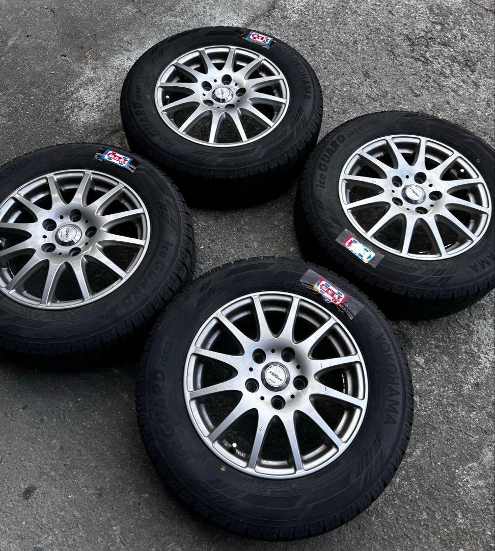 S*・様 ヨコハマアイスガード　スタッドレス　15インチ　タイヤホイールセット