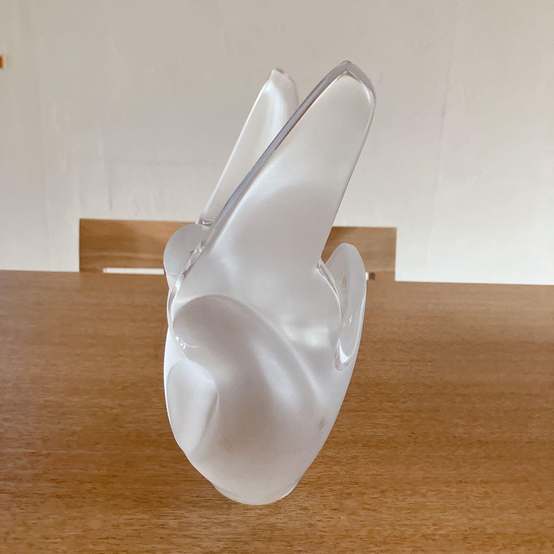 ざっきー　ラリック　花瓶　フラーベース　ハト　鳥　箱付き　シルヴィー