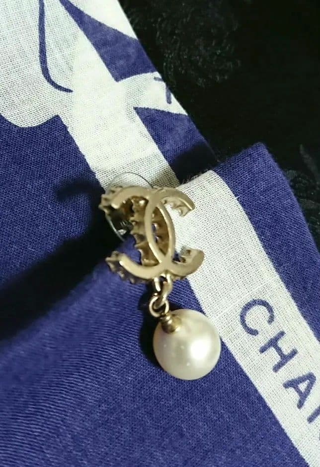 美品♥️ CHANEL♥️ ココマーク パール ピアス 片耳用 ✨