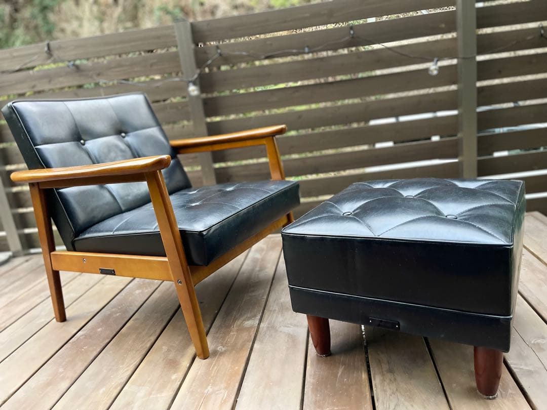 【引き取り限定】カリモク家具 カリモク60 チェア オットマン セット売り