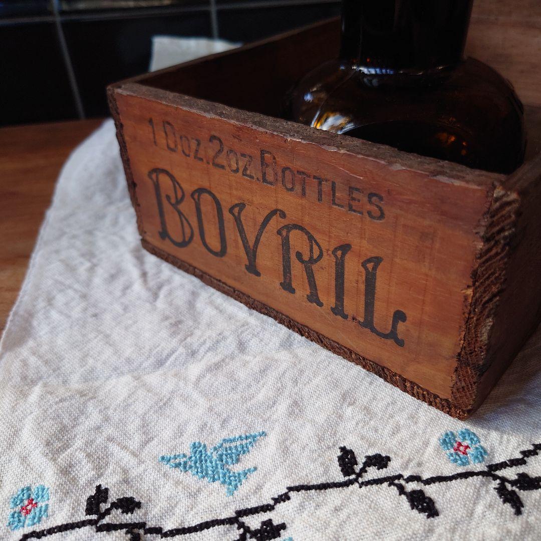 イギリスアンティークBovril 木製ボックス
