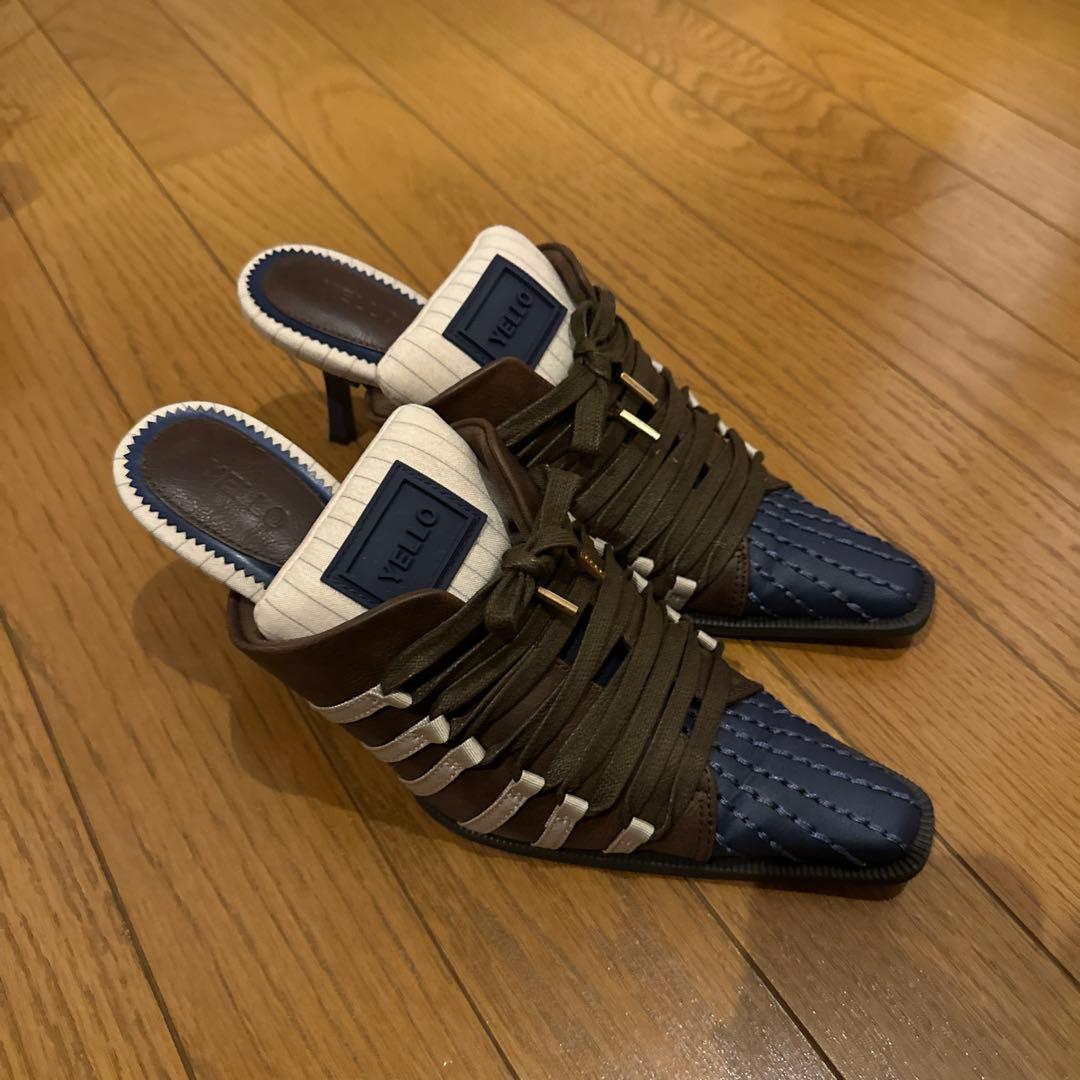 YELLOW　スニーカーミュール