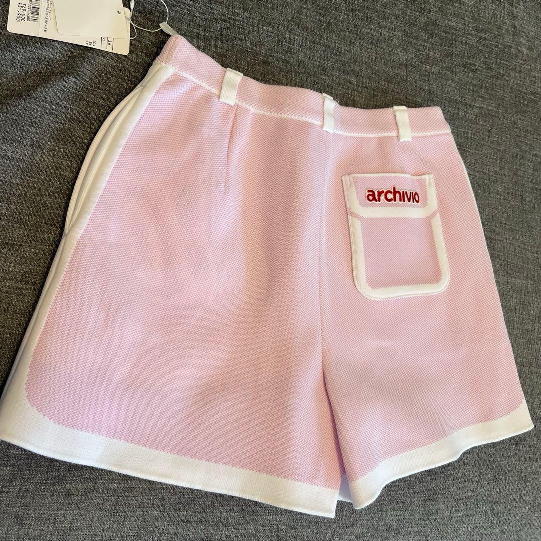 【新品未使用】archivioショートパンツ サイズ36 ピンク