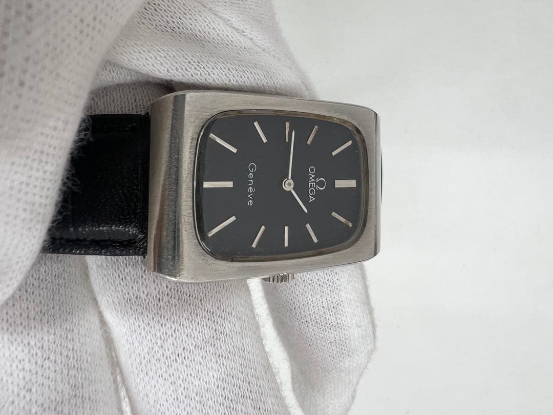 OMEGA Geneve アナログ時計 ブラック
