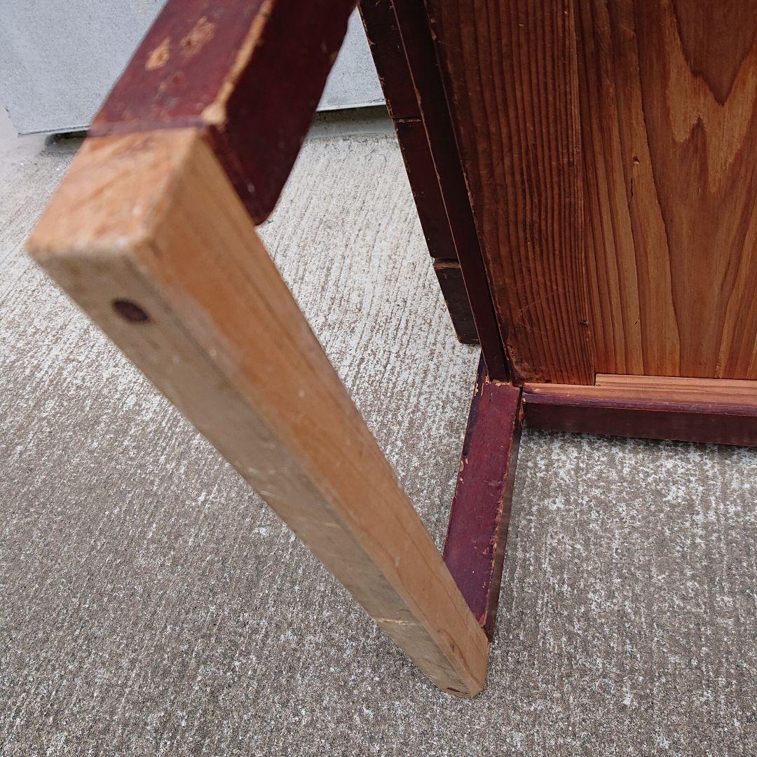 アンティーク レトロ 木製文机 古民家 大正 昭和