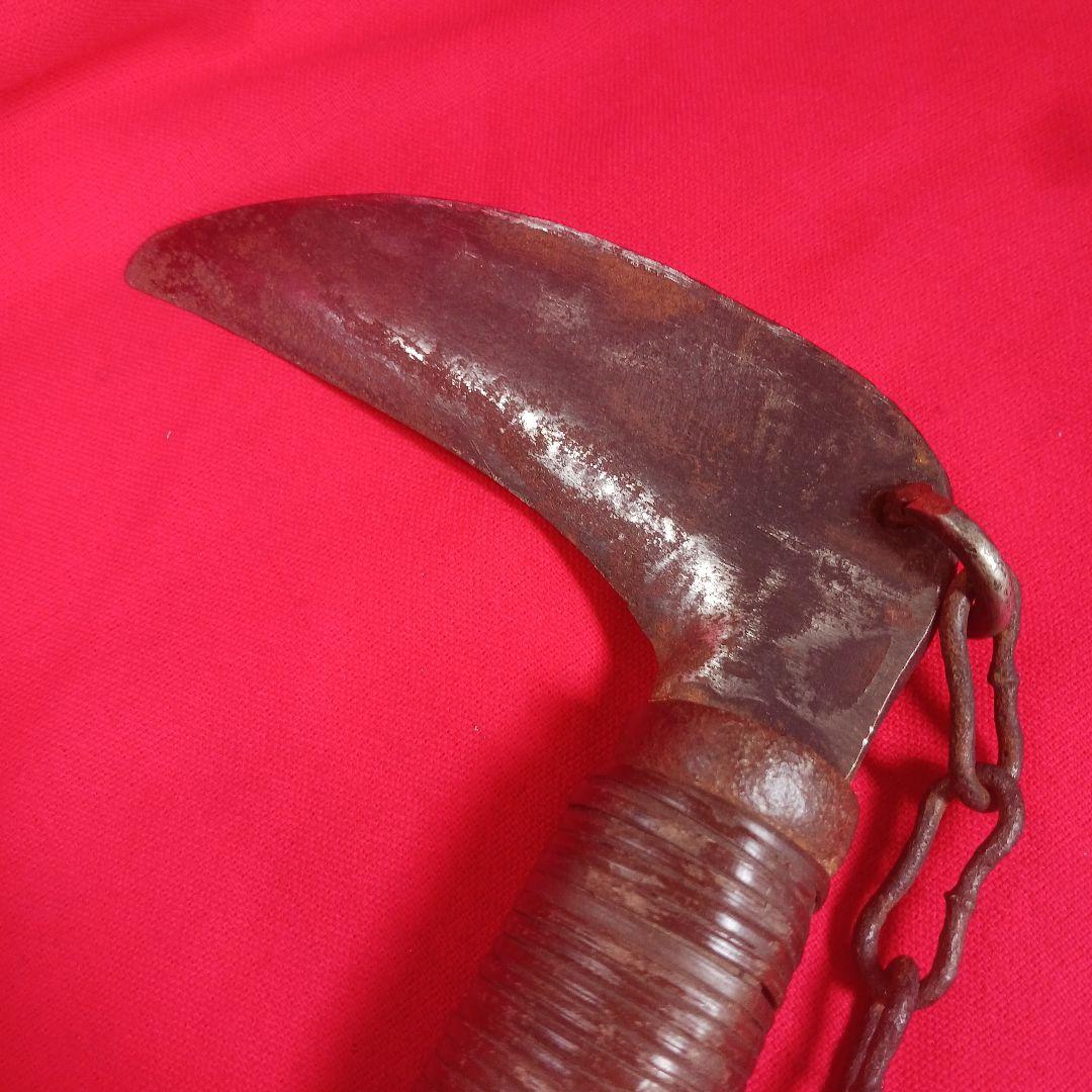 鎖鎌　時代物　忍者　忍武具　コレクション　アンティーク