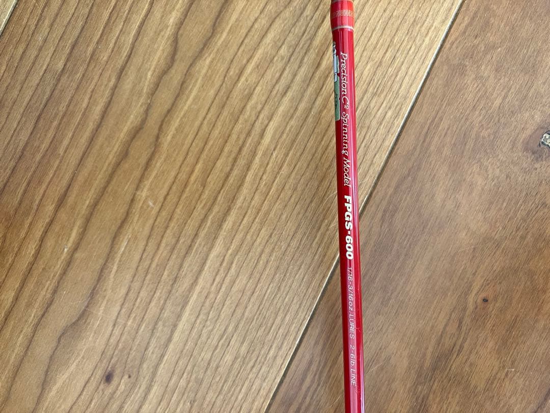 パームス Flame FPGS-600 バスロッド レッド　スピニング