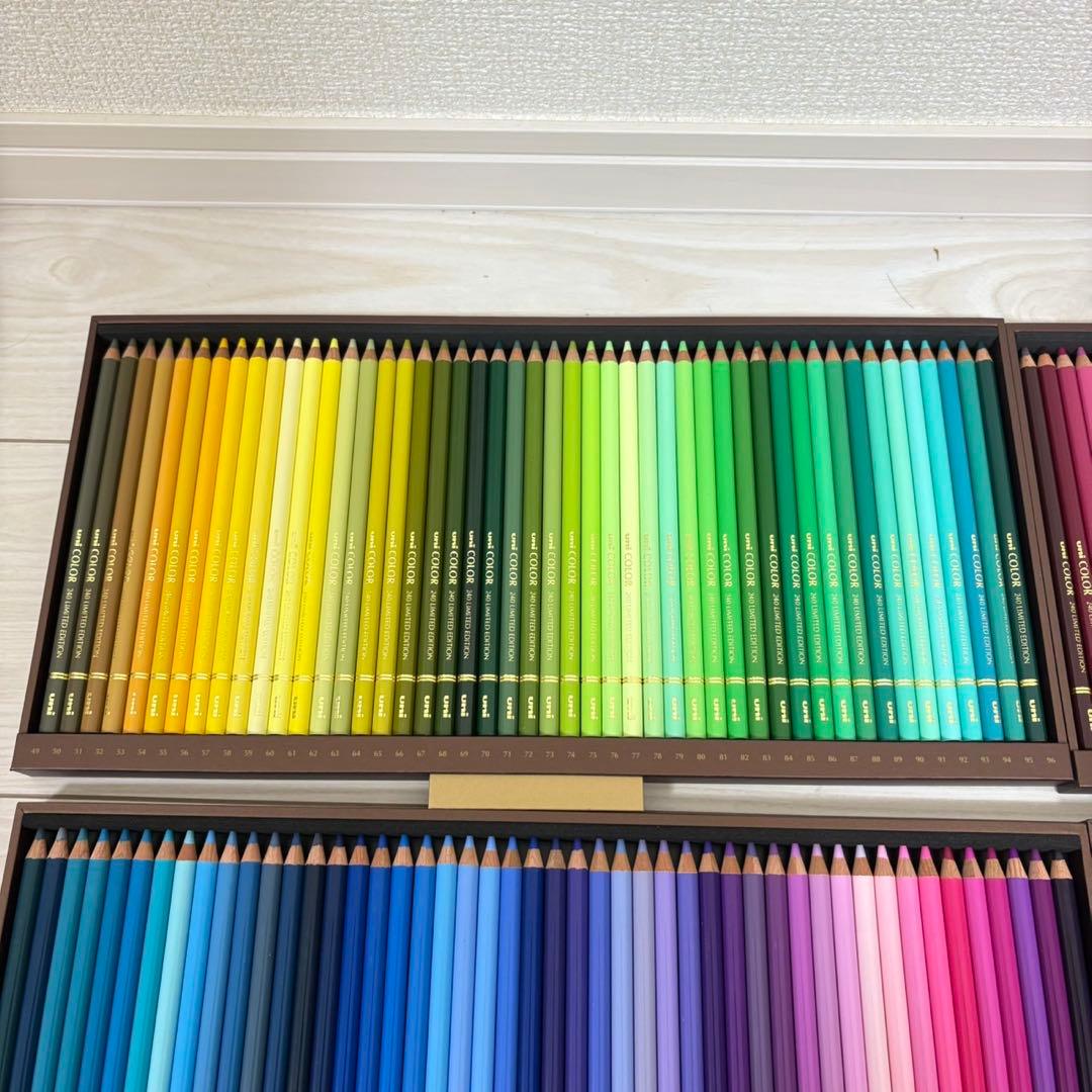 三菱鉛筆 ユニー 240色 セット リミテッドエディション 限定50周年 記念