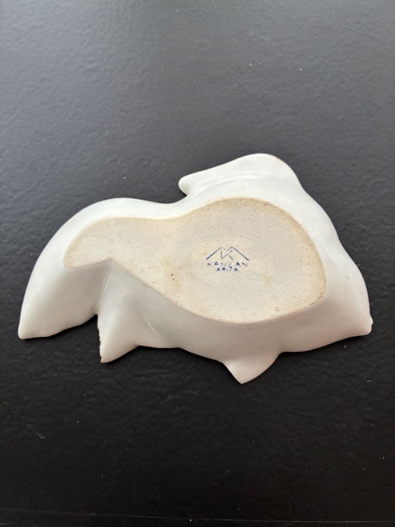 時代 骨董 有田焼 観山 金魚 磁器 小皿 和皿 金魚皿 古作 古美術 希少