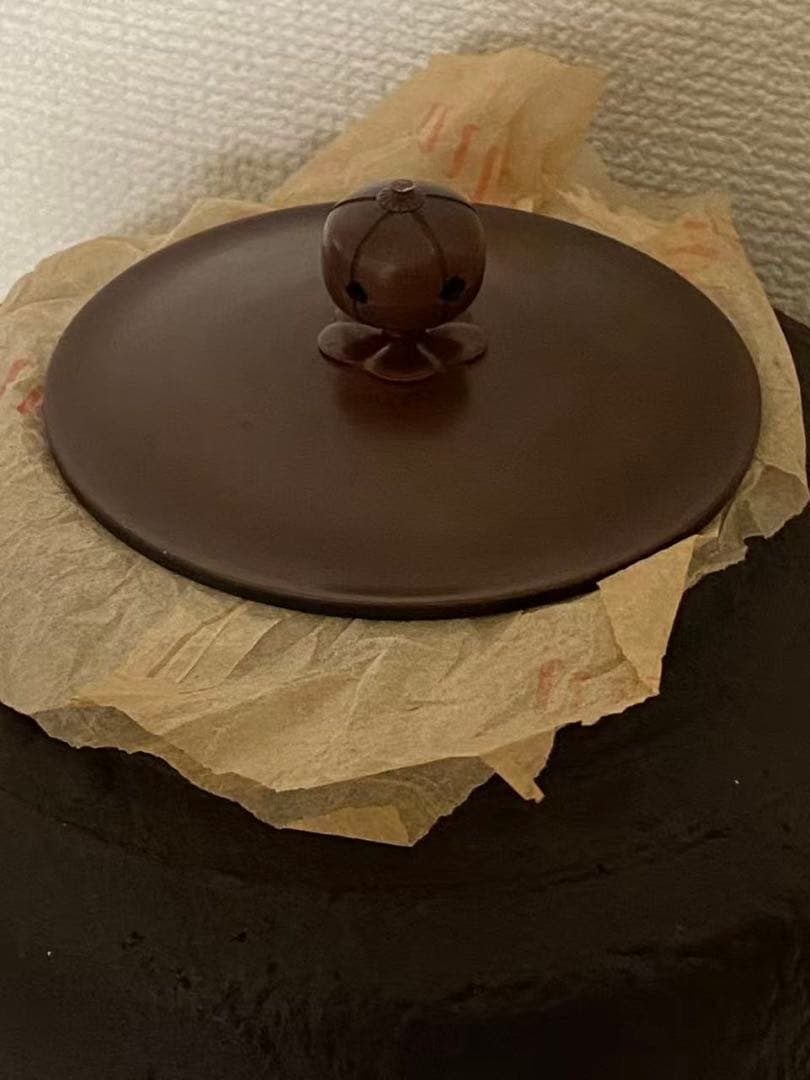 真形釜 風炉用 茶道具 鉄製 金属工芸 茶釜 年代物