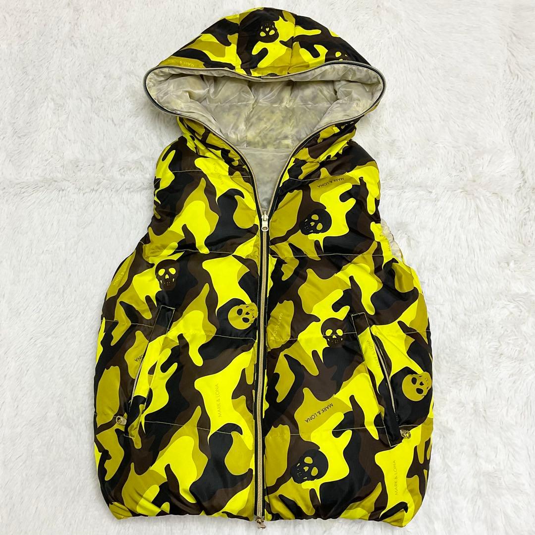 【美品✨】MARK＆LONA マークアンドロナ スカル カモフラダウンベスト