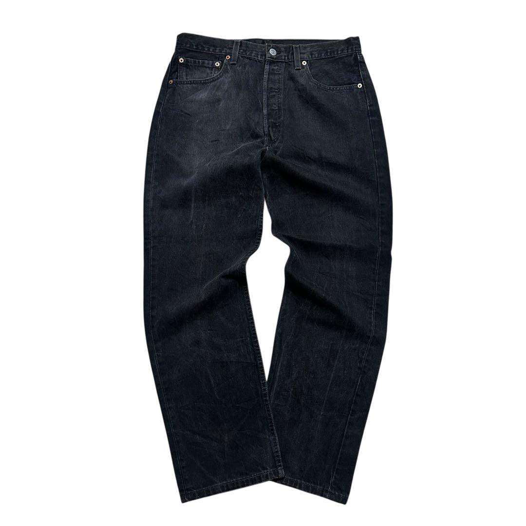 01年製 \"Levi's\" 501 Black Denim Pants