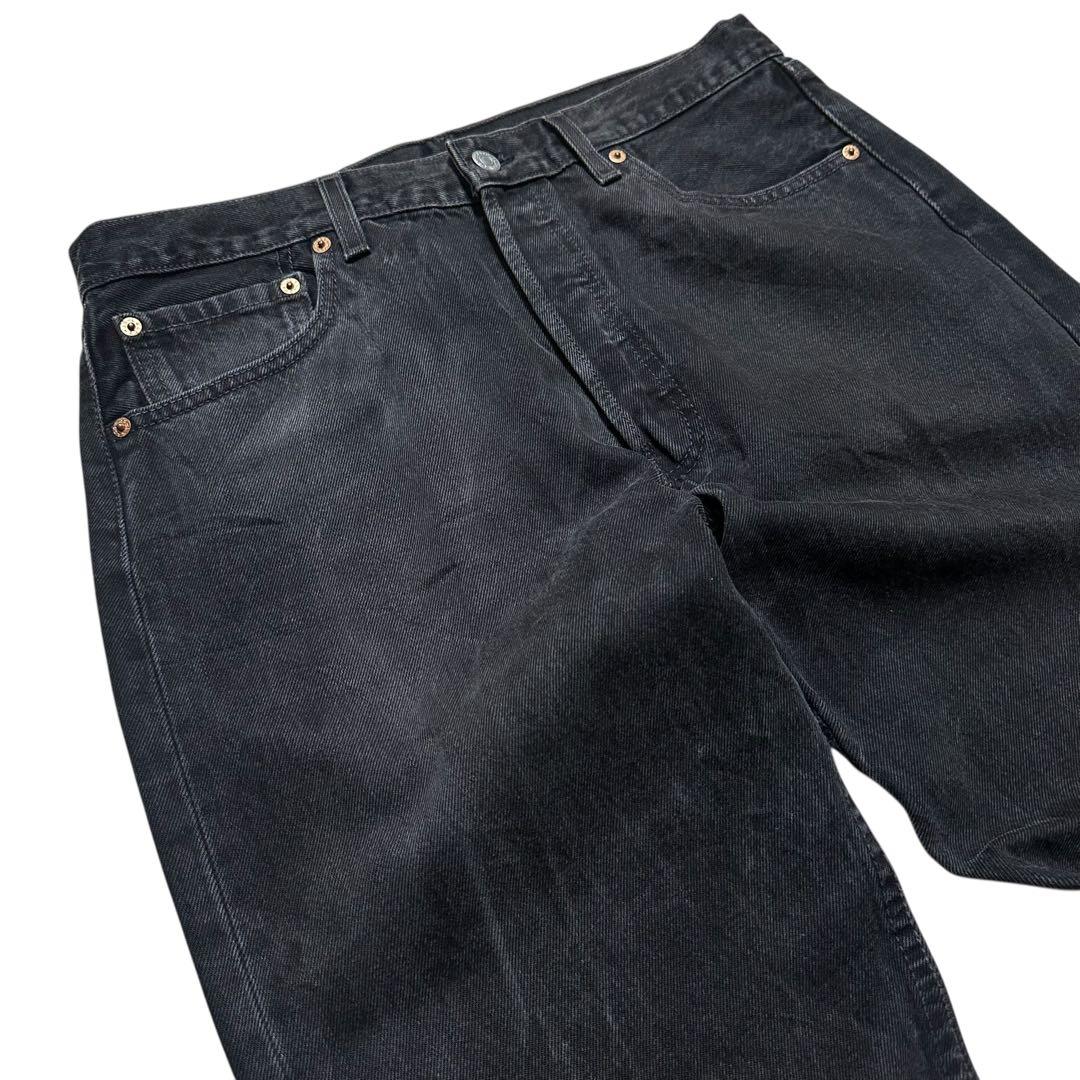 01年製 \"Levi's\" 501 Black Denim Pants