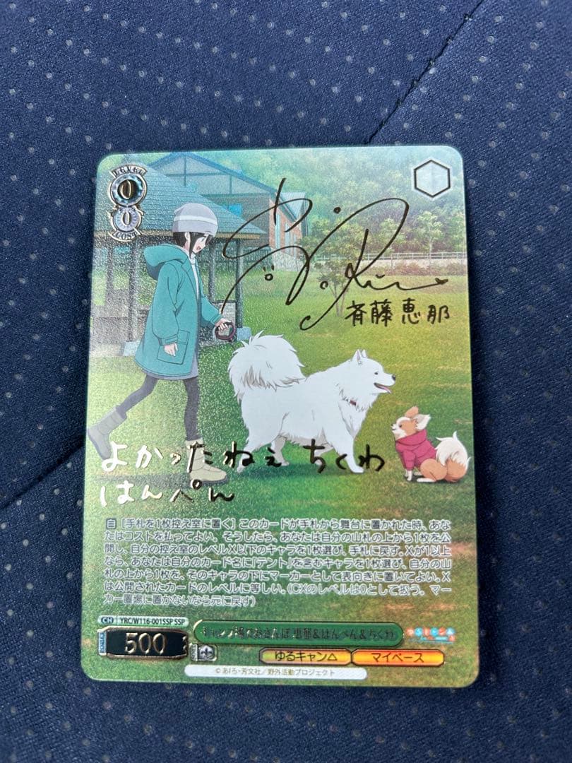 キャンプ場でおさんぽ　恵那&はんぺん&ちくわ　SSP ヴァイス