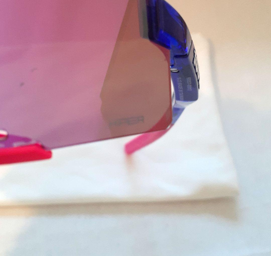 100% Slendale クリアブルー ピンク ワンハンドレッド サングラス