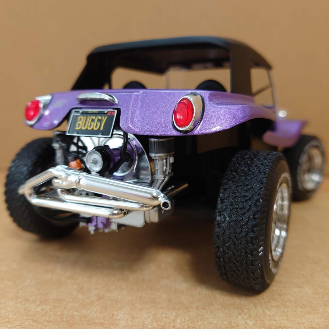 1/18 メイヤーズ マンクス バギー ソフトルーフ パープル ソリド製ミニカー